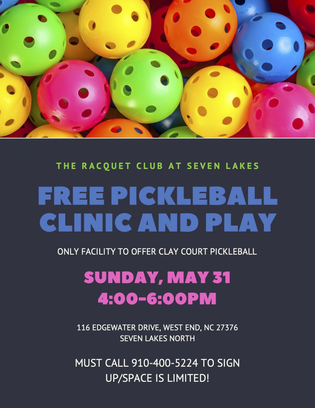 Pickle Ball Clinic