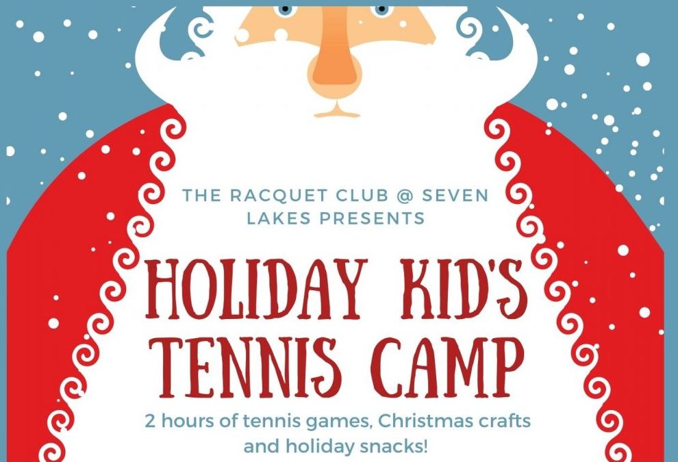 Holiday Kid’s Tennis Camp – Dec 21 & 22