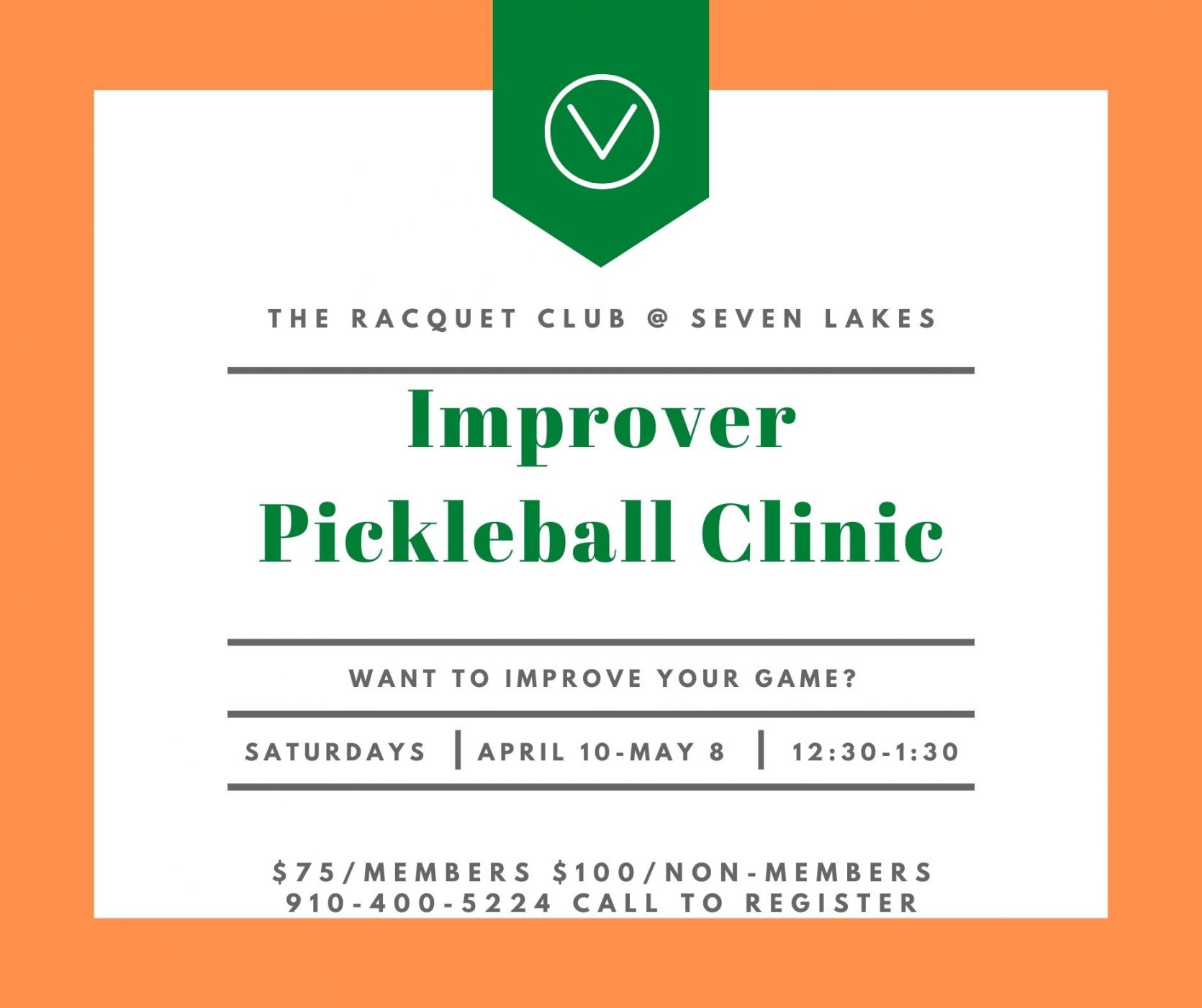 Imporever Pickle Ball Clinic