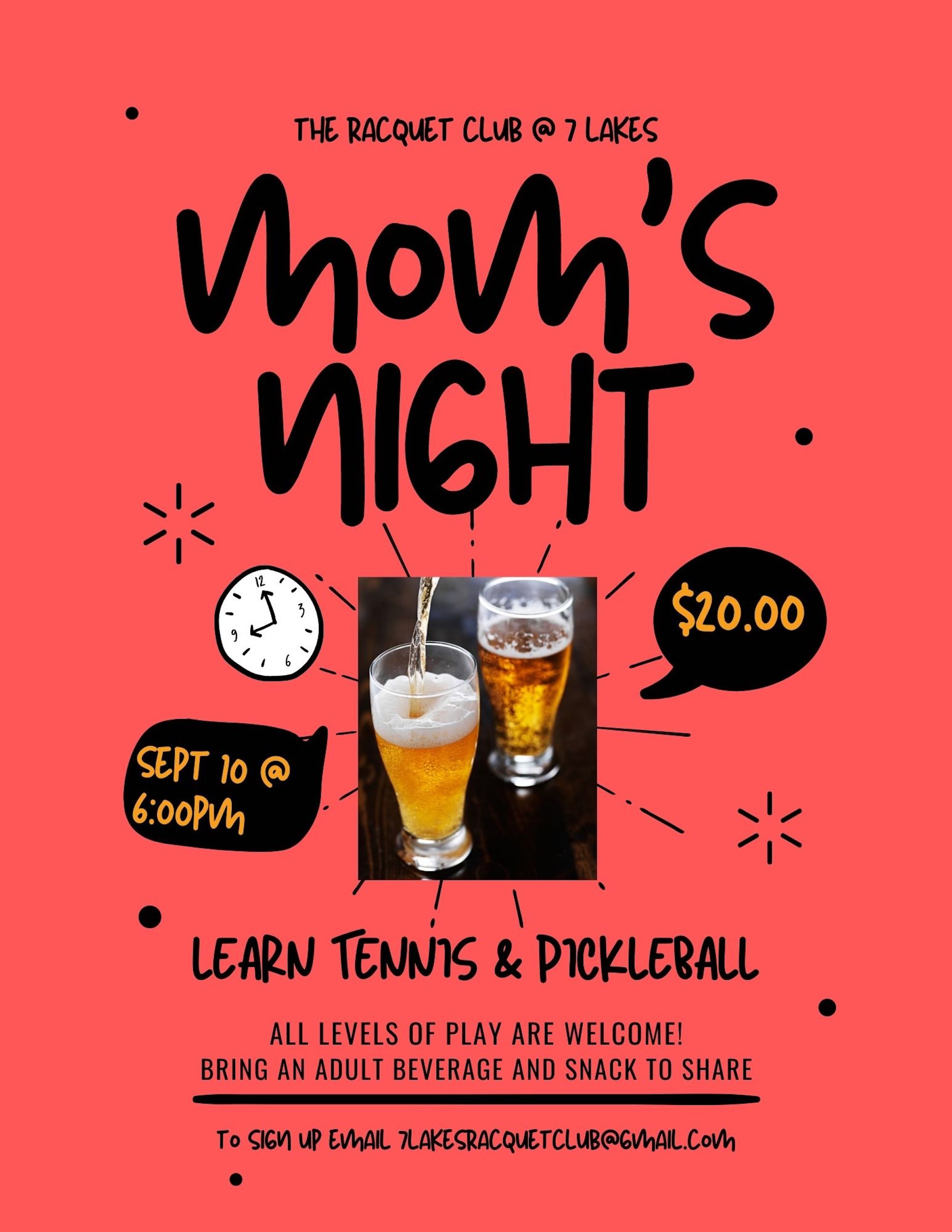 Tennis Seven Lakes 50 percent off
